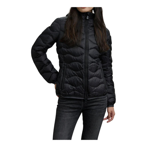 Piumino Donna Camelia con passante logo iconico e cappuccio